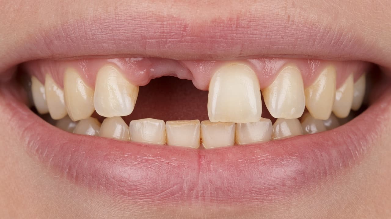 Dentures before